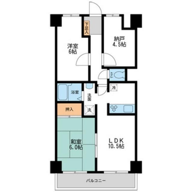 プロフィットリンク竹ノ塚の物件間取画像