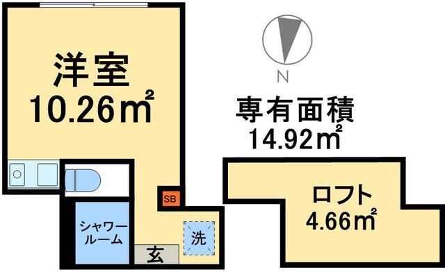 SpiLytus北千住の物件間取画像