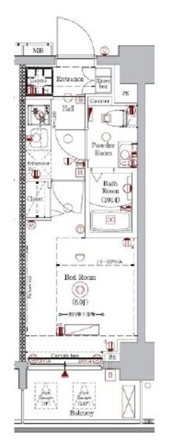 AZEST青砥IIの物件間取画像