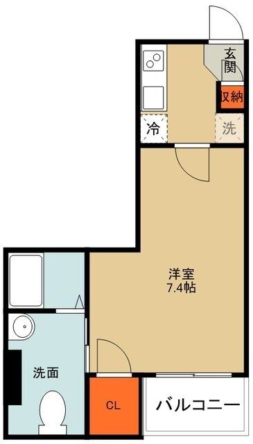スパシエベレーザ綾瀬の物件間取画像