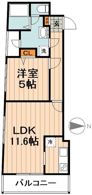 アーバハイツ扇大橋の物件間取画像
