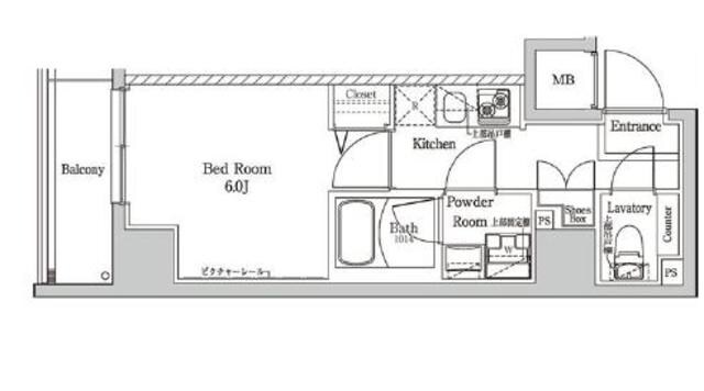 ラフィスタ大師前IIIの物件間取画像
