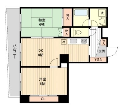 すずらん館の物件間取画像