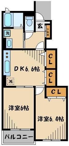エテルノ ブリ-ズ IIの物件間取画像