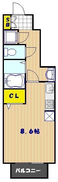 グランディユーの物件間取画像