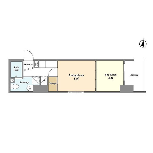 アクシーズタワー大門町の物件間取画像