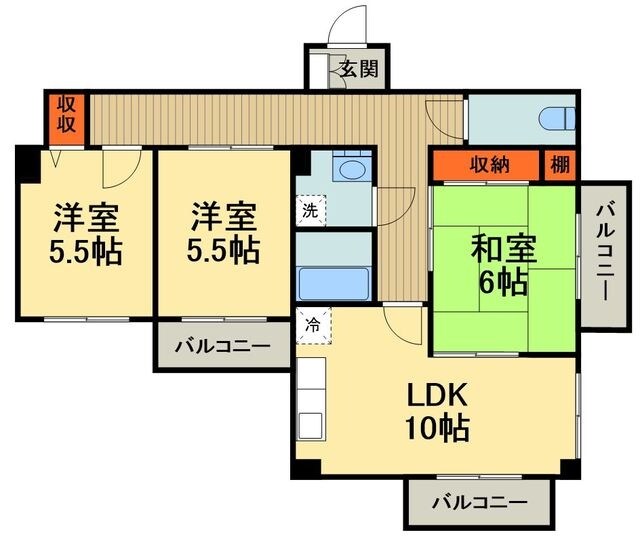 アメニティプラザの物件間取画像
