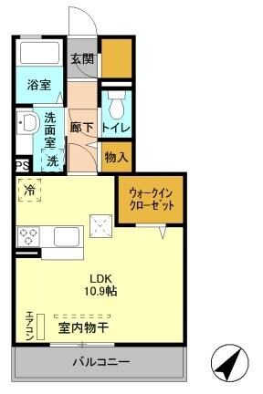 ボナール 一の鳥居の物件間取画像