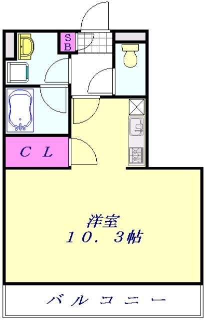 フォルトゥーナ桜木の物件間取画像