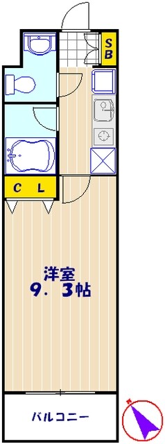 レジェンドA棟の物件間取画像