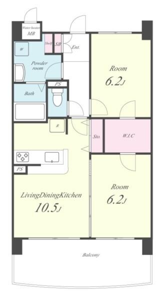 カーサ・ヴェルデの物件間取画像