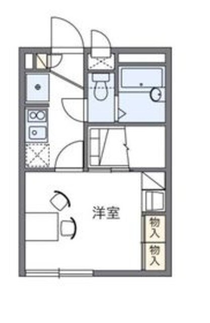 レオパレス相武台Restの物件間取画像