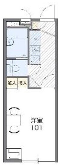 レオパレスMARINOの物件間取画像