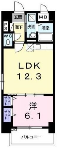 グリンデルヴァルトの物件間取画像