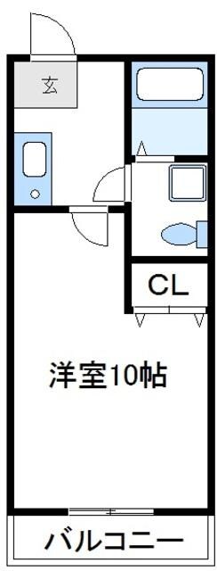 レグルス清新の物件間取画像