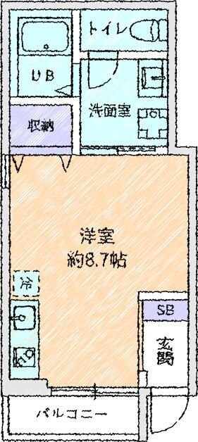 シーンプラス小田急相模原NORTHの物件間取画像