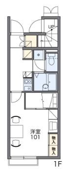 レオパレスChamp Vertの物件間取画像
