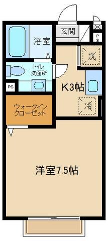 セジュール・モナリエの物件間取画像