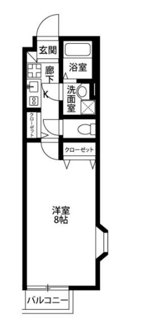 アムールF・Fの物件間取画像