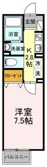 メゾン ド プランドールの物件間取画像