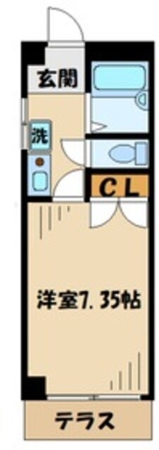 Moonshiny参番館の物件間取画像