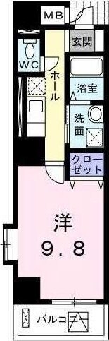 タウンコートSの物件間取画像