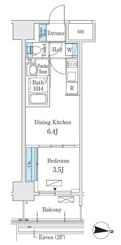 L&Cレジデンス鶴舞公園の物件間取画像