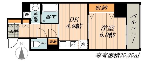 LOC’S Shonaidori(ロックスショウナイドオリ)の物件間取画像