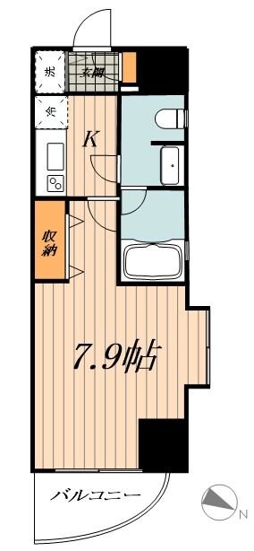 カレント新栄の物件間取画像