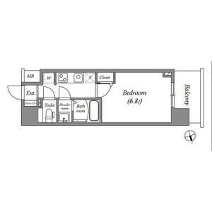 アドバンス名古屋ブランシュの物件間取画像
