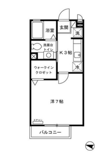 アレイ・ヴィラの物件間取画像