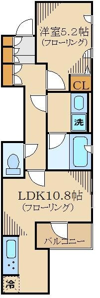 アーバス新宿余丁町の物件間取画像