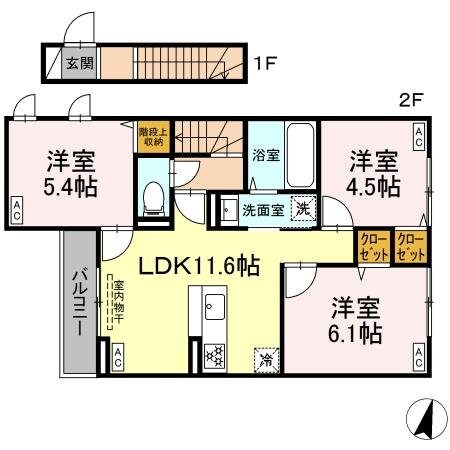 セレスティア石神井台IIの物件間取画像
