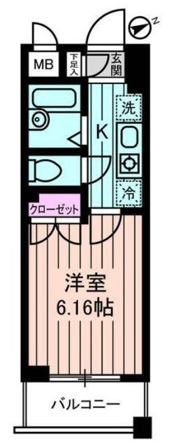 リリエンベルグ弐番館の物件間取画像