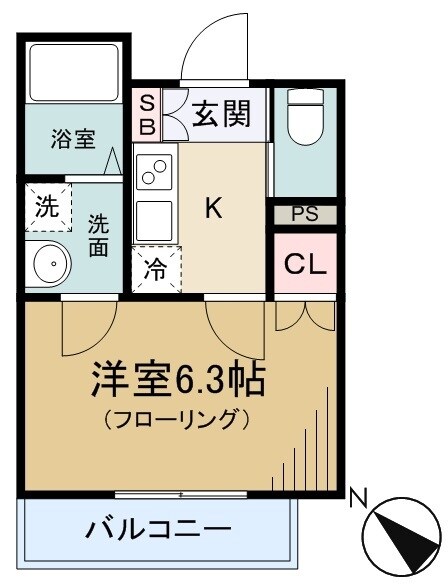 サンフォレストの物件間取画像