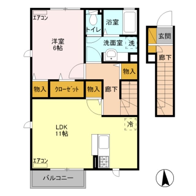サンセールの物件間取画像