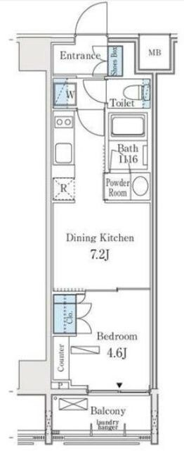 NL新中野レジデンスの物件間取画像
