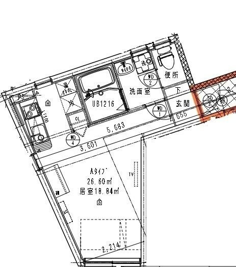 シュロス石神井公園の物件間取画像