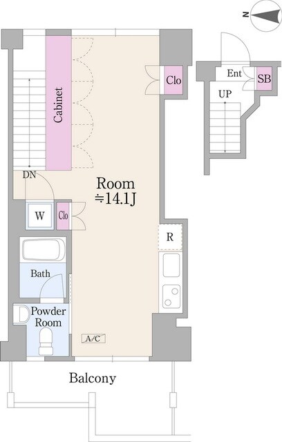 ROKA TERRAZZAの物件間取画像