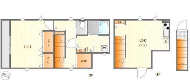 マーレ鷺ノ宮の物件間取画像