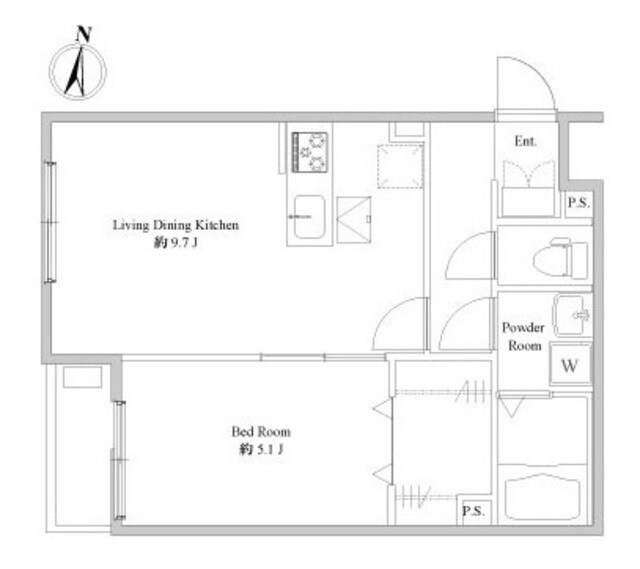 エルスタンザ下石神井の物件間取画像