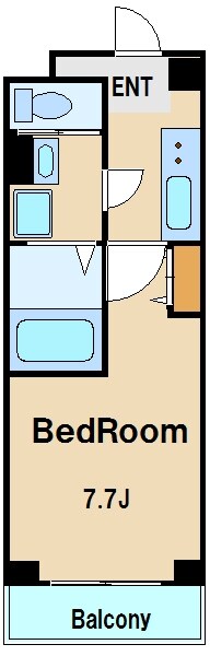 ハイネスコートの物件間取画像