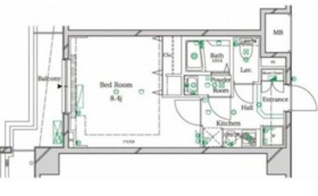 ラフィスタ武蔵関の物件間取画像
