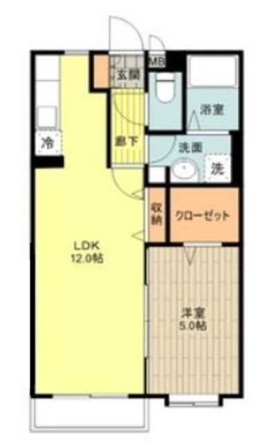 ボヌールの物件間取画像