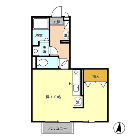 ボナールコートの物件間取画像