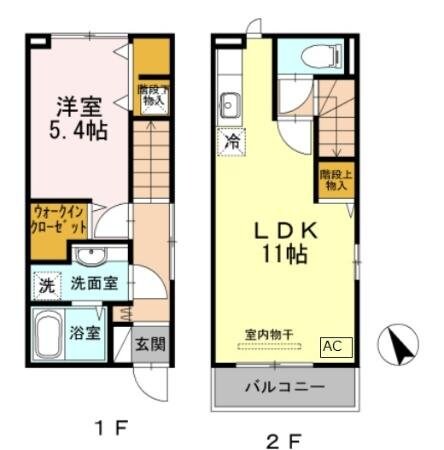 エバーグリーン栄の物件間取画像