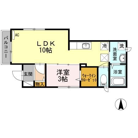 リヴェール玉川上水の物件間取画像