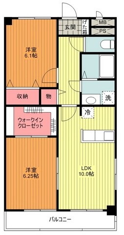 シャトルコートの物件間取画像