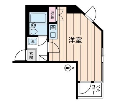 共立リライアンス上野町Iの物件間取画像