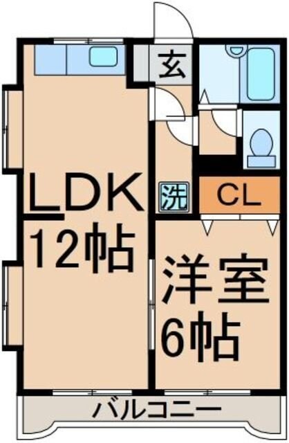 ゴールデンパレスの物件間取画像